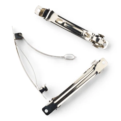 LindeHobby Fermagli per Capelli, Argento, 8 mm, 3 pz