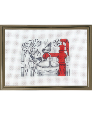 Kit per ricamo Pompa d'acqua R5794 10 x 15 cm