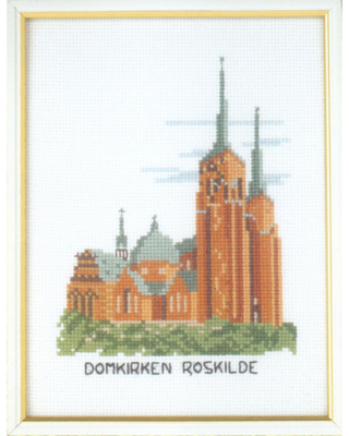 Kit ricamo Cattedrale di Roskilde 15 x 20 cm 5611