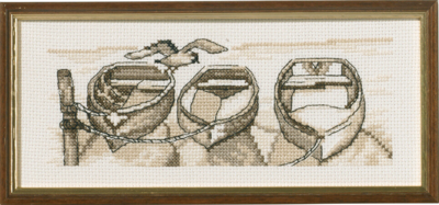 Kit da Ricamo Barche R5619 22 x 9 cm