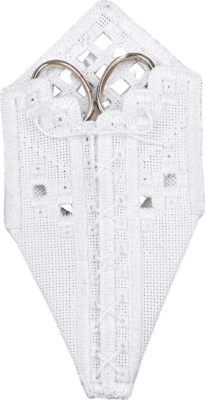 Kit per ricamo Custodia per forbici 7 x 15 cm