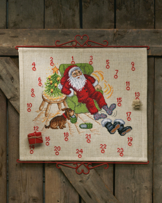 Kit da Ricamo Babbo Natale Poltrona B 5125/58 58 x 52 cm