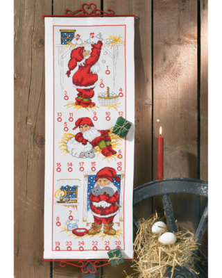 Kit punto croce Folletti nella stalla 5125/32 32 x 85 cm