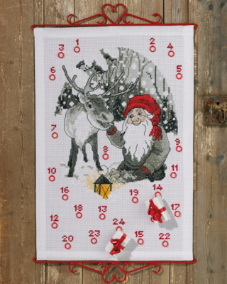 Kit da Ricamo Babbo Natale & Renna B5125/40 40 x 60 cm
