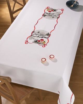 Kit da Ricamo Notte di Babbo Natale 140 x 230 cm