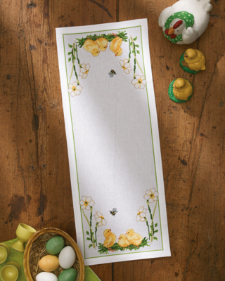 Kit ricamo Vieni tutti i miei pulcini 24 x 63 cm