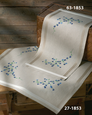 Kit di ricamo Lobelia 40 x 80 cm