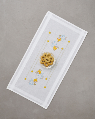 Kit Ricamo Angeli 40x80 cm