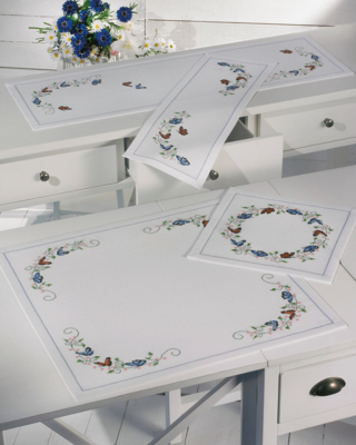 Kit per Ricamo Farfalle 23 x 67 cm