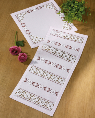 Kit Ricamo Hardanger 30 x 72 cm