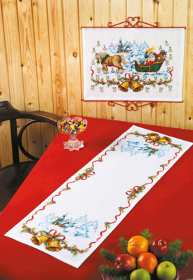 Kit Ricamo Campane/Chiesa 35x101cm