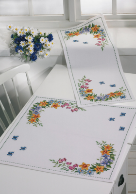 Kit da Ricamo Primavera 34 x 89 cm