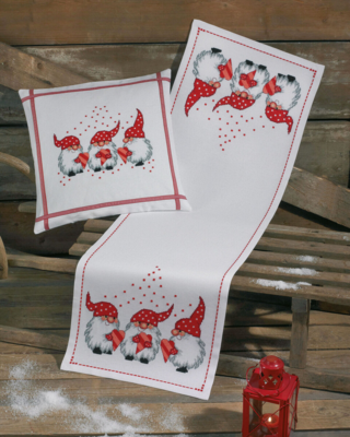 Kit per Ricamo 3 Folletti 36 x 108 cm