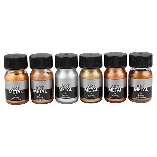 Vernice Art Metal, colori metallizzati, 6x30ml- Acquista qui