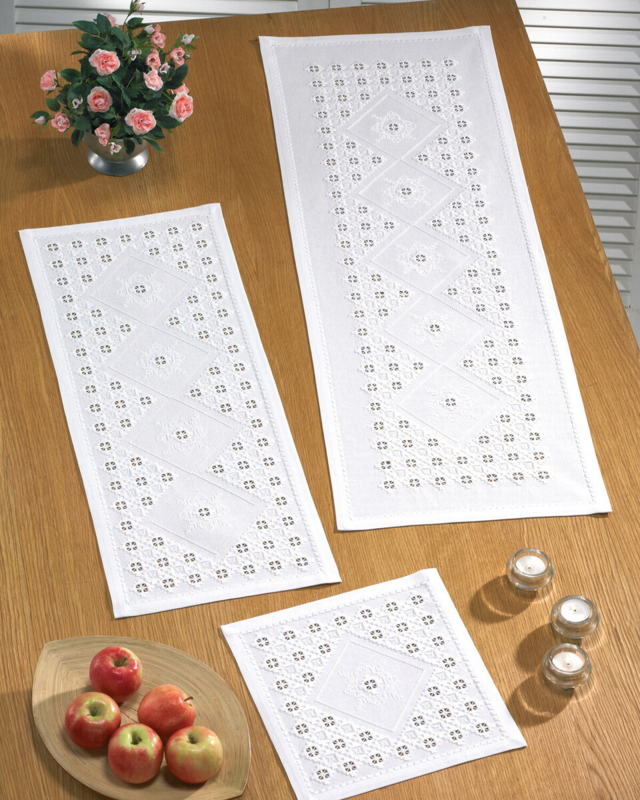 Kit per Ricamo Hardanger 37 x 103 cm