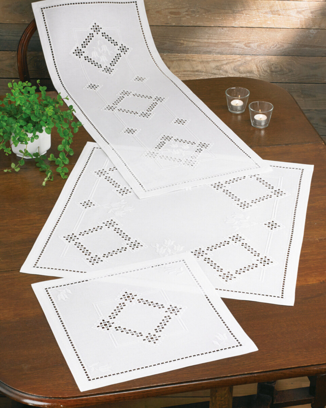 Kit da Ricamo Hardanger 40 x 106 cm