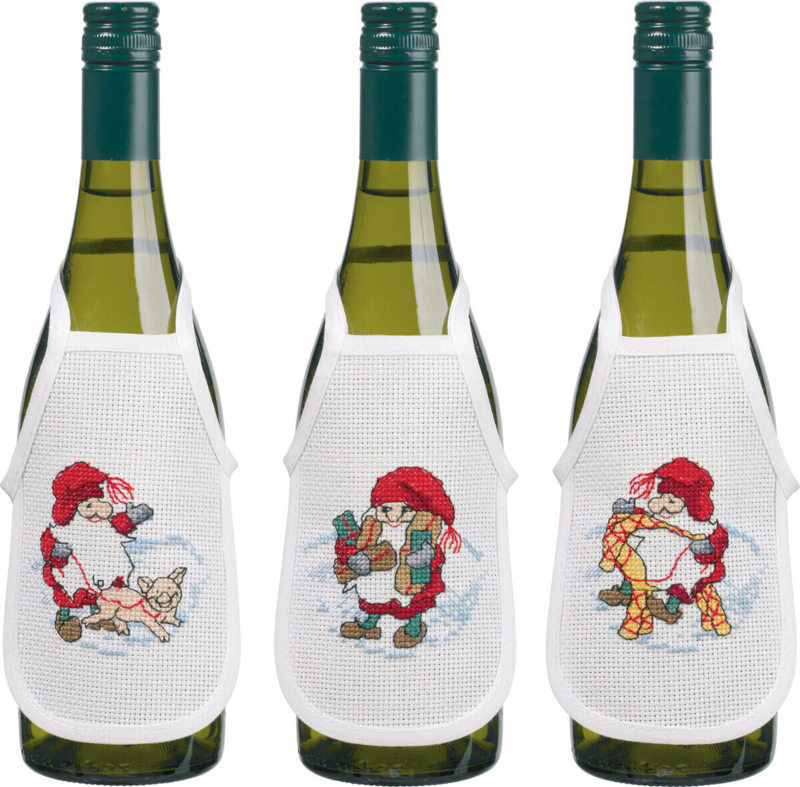 Kit da Ricamo Collezione di Gnomi 3 pz