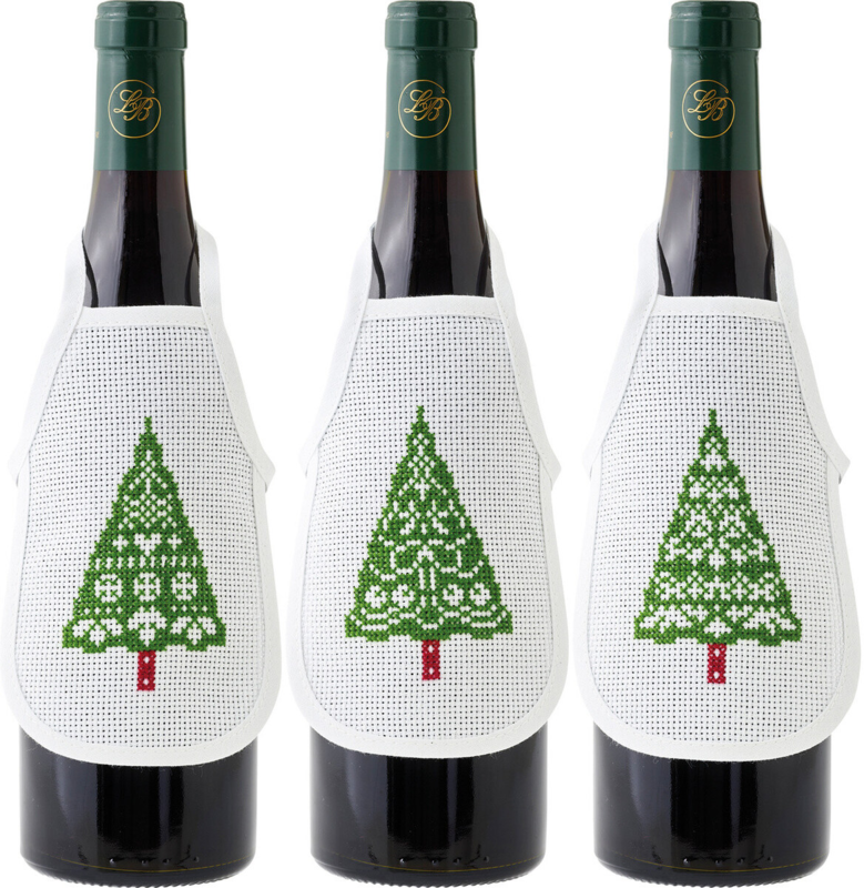 Kit Ricamo Alberi di Natale 10 x 15 cm