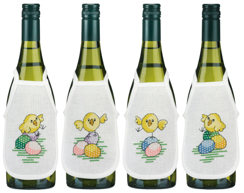 Kit Ricamo Pulcini Pasquali 10 x 15 cm