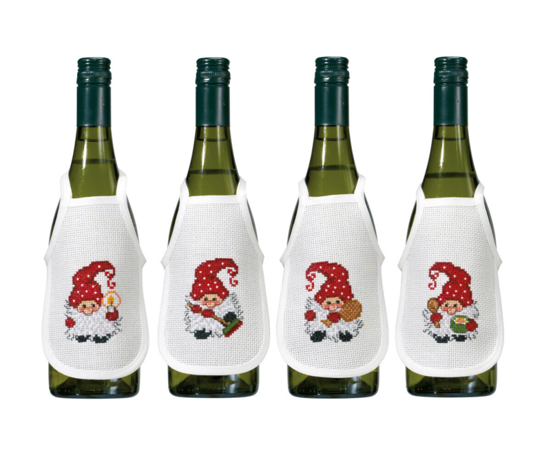 Kit Ricamo Attività Elfo 4 pz 10 x 15 cm