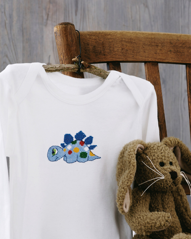 Kit Ricamo Dino 7 x 9 cm