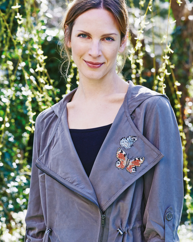 Kit per Ricamo Farfalle 10 x 10 cm