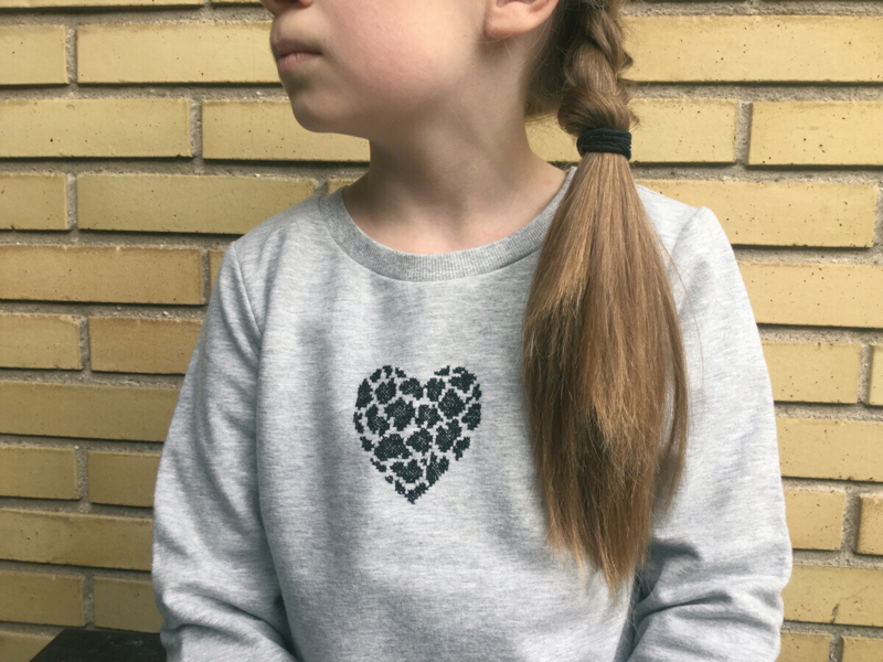 Kit Ricamo Cuore 7 x 9 cm