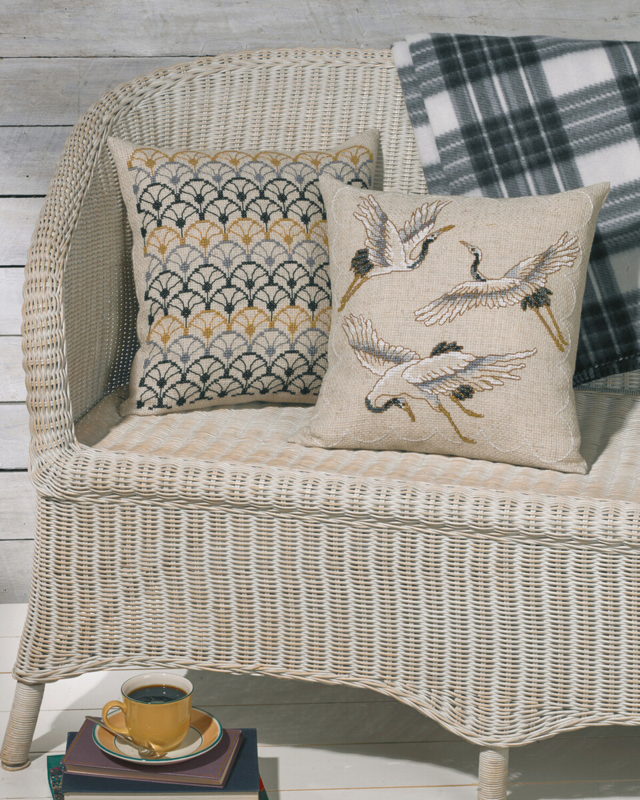 Kit Ricamo Gru 40 x 40 cm