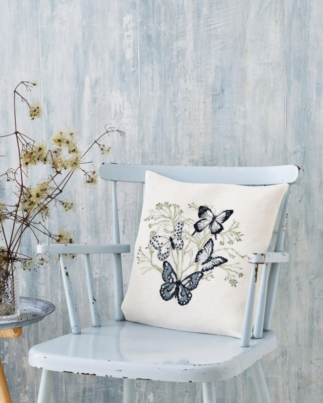 Kit da Ricamo Farfalle 40 x 40 cm