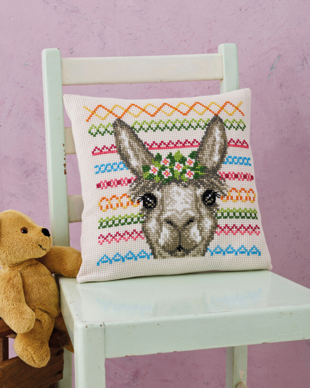 Kit Ricamo Alpaca 30 x 30 cm