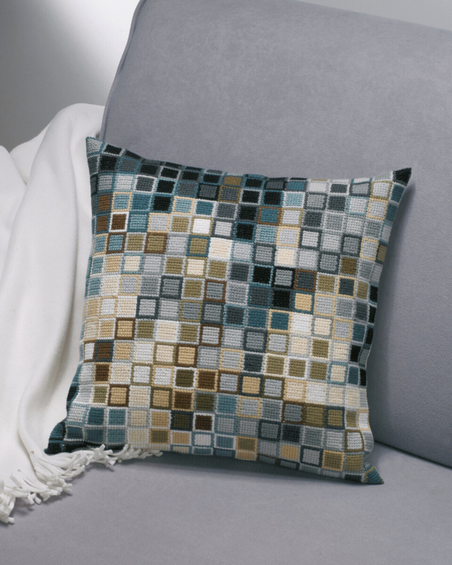 Kit Ricamo Pixel rose 38 x 38 cm