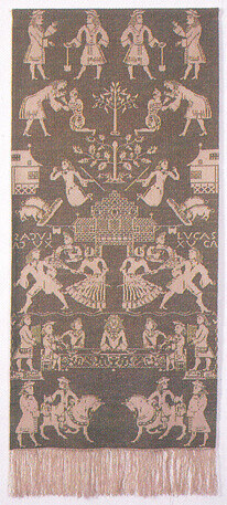 Kit Ricamo Beiderwand blu 81 x 193 cm