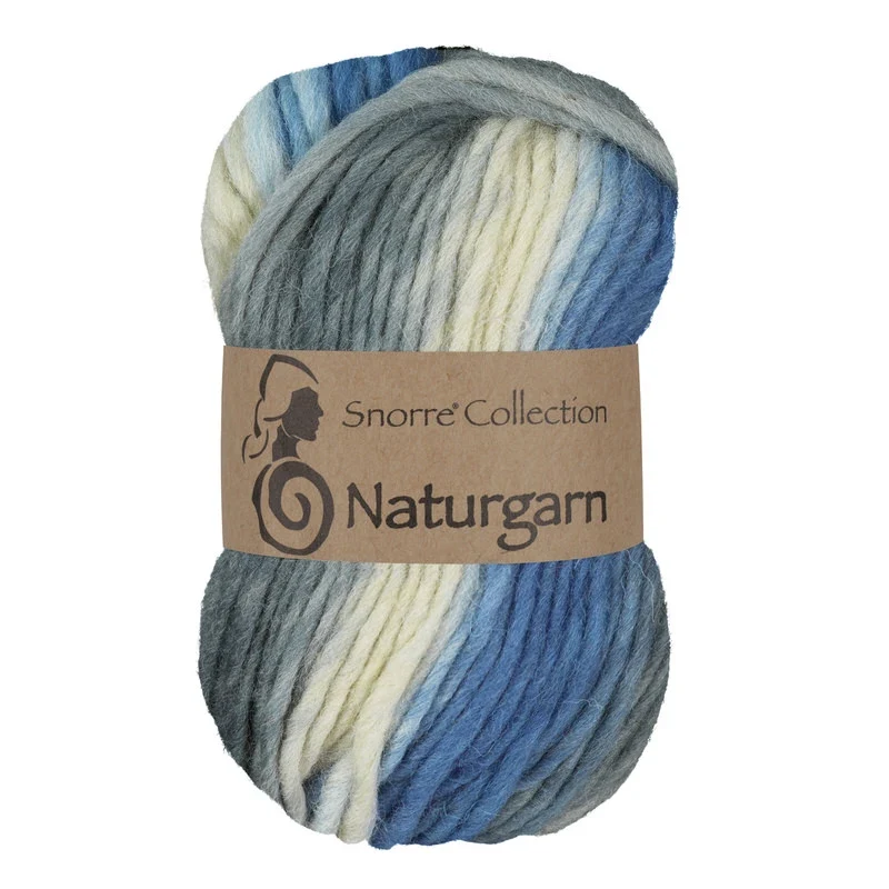 Viking Snorre Naturgarn 621 Multi grigio/blu