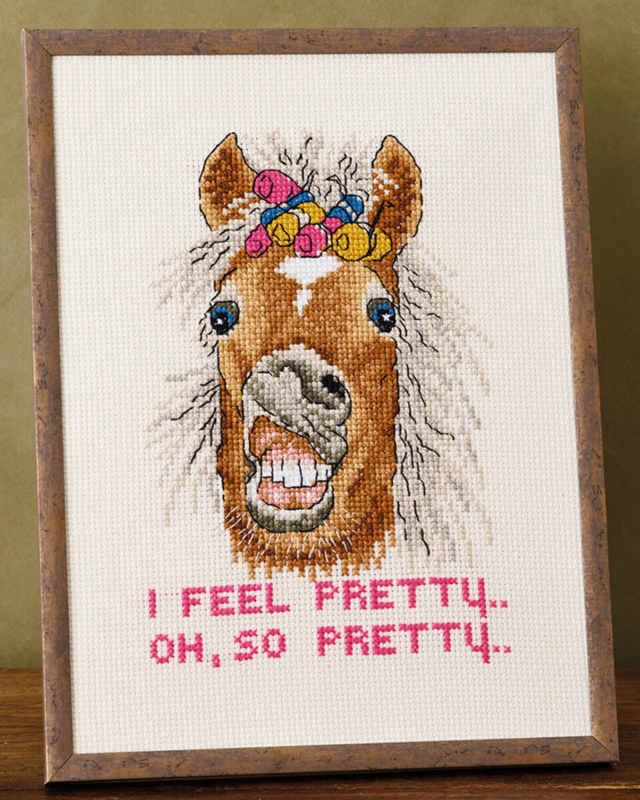 Kit da ricamo I feel pretty R5799 18 x 24 cm