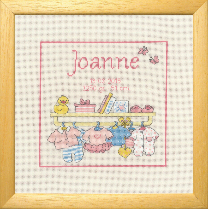Kit per ricamo Bobbi Joanne 22 x 22 cm