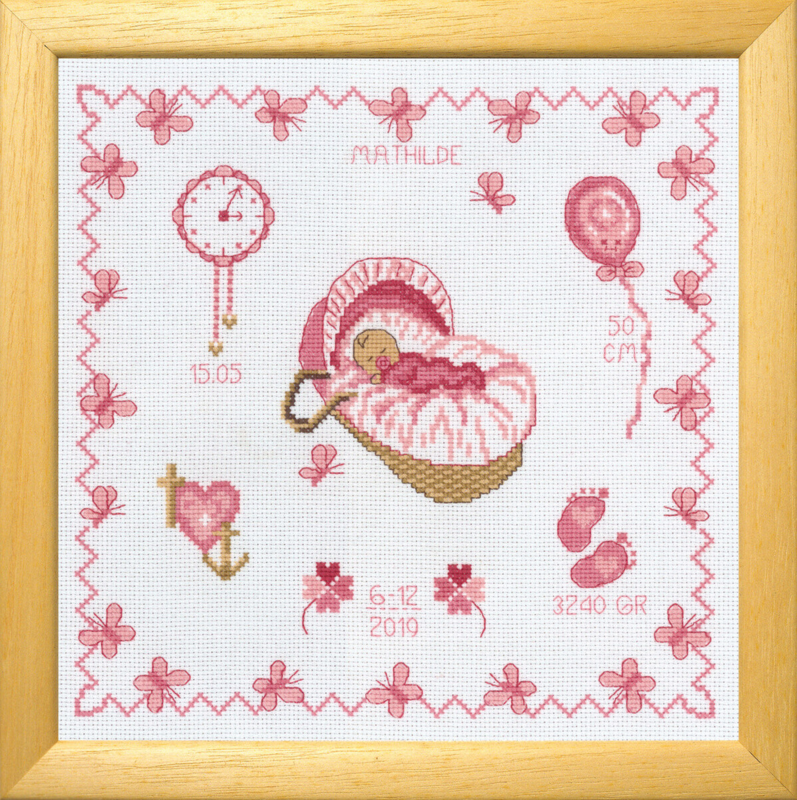 Kit Ricamo Mathilde R5583/00 22x22 cm