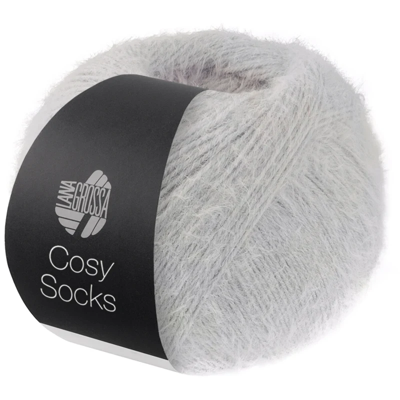 Lana Grossa Cosy Socks 08 Grigio chiaro