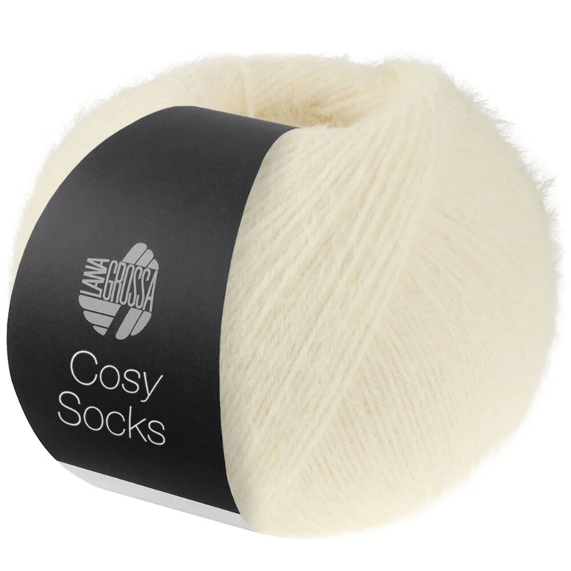 Lana Grossa Cosy Socks 10 Bianco