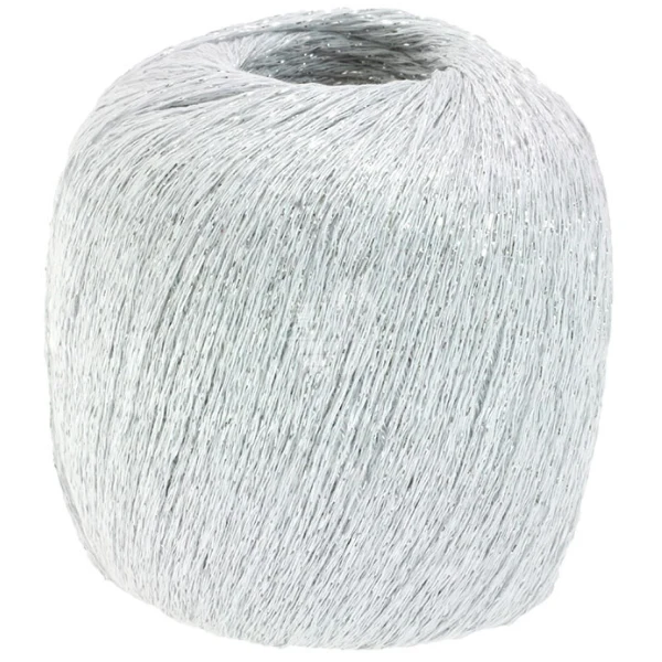 Lana Grossa Brillino 10 Bianco/Argento