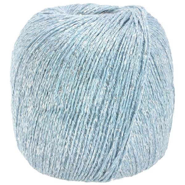 Lana Grossa Brillino 22 Azzurro chiaro/Argento
