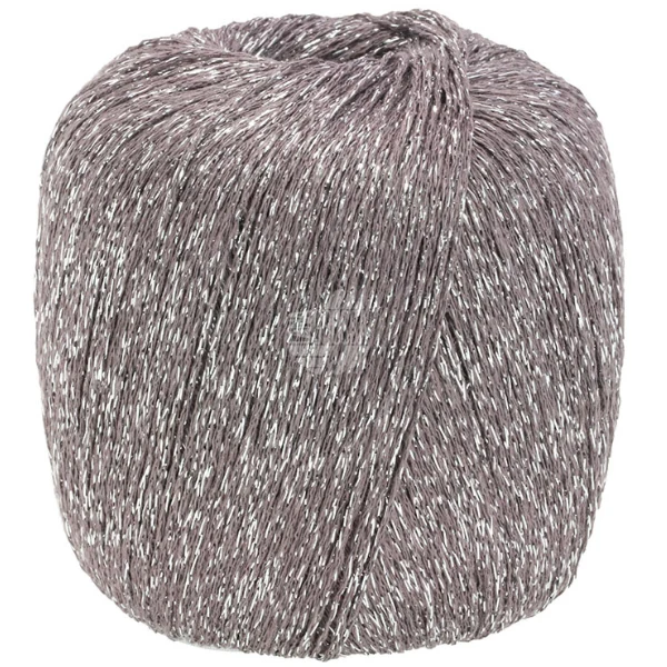 Lana Grossa Brillino 28 Taupe/Argento
