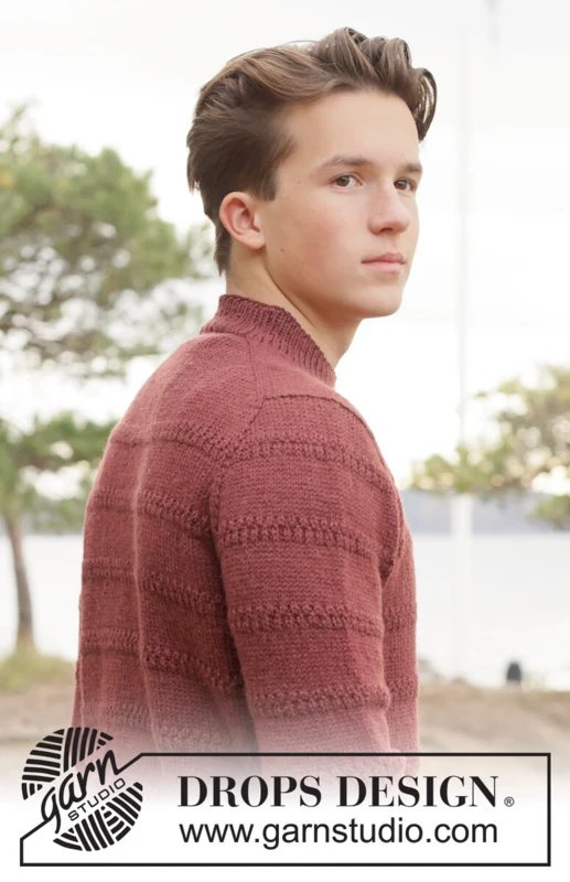 260-38 Twilight Ridge Sweater by DROPS Design