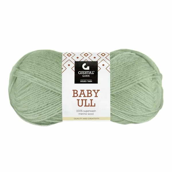 Gjestal Baby Ull 8520 Verde giada tenue