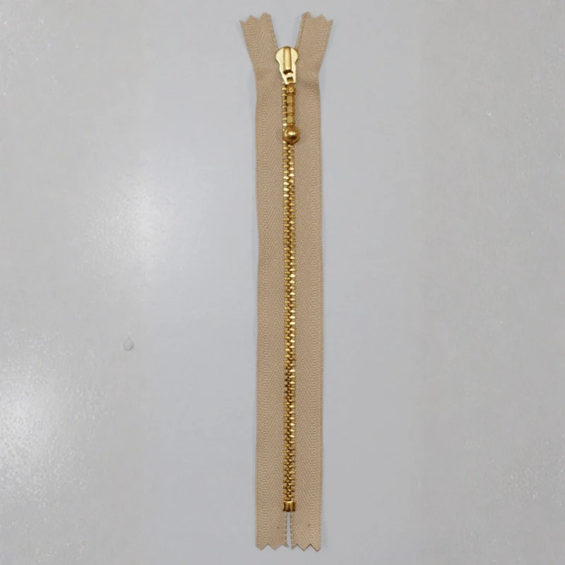 YKK Cerniera Fissa, Ottone, 4 mm 572 Sabbia