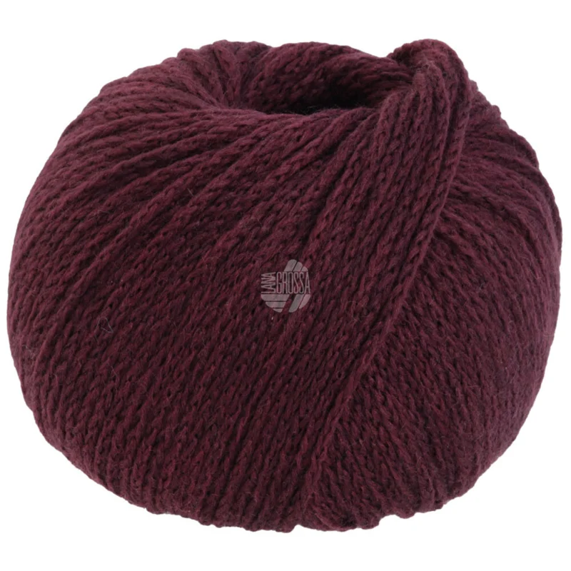 Lana Grossa Cool Merino 28 Rosso marrone