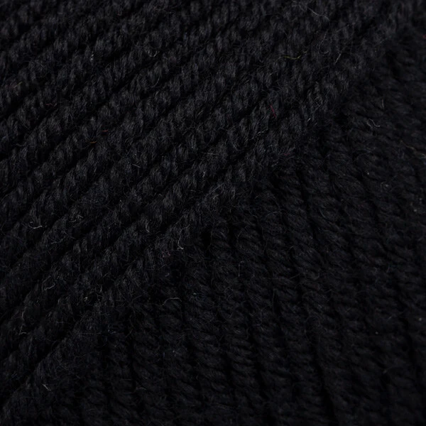 DROPS Merino Extra Fine 02 Nero (Uni Colour)