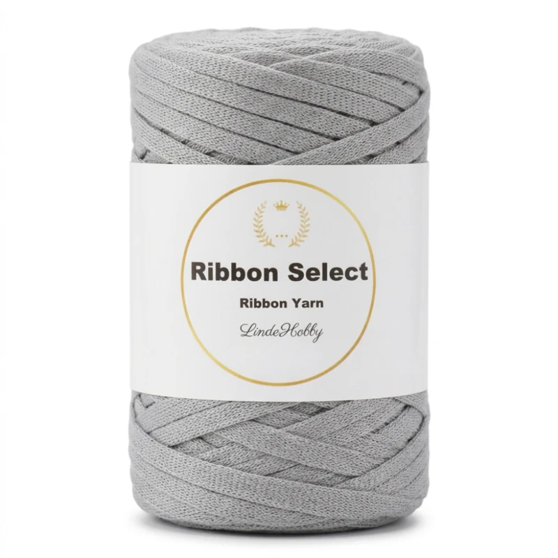 LindeHobby Ribbon Select 64 Grigio tinta unita