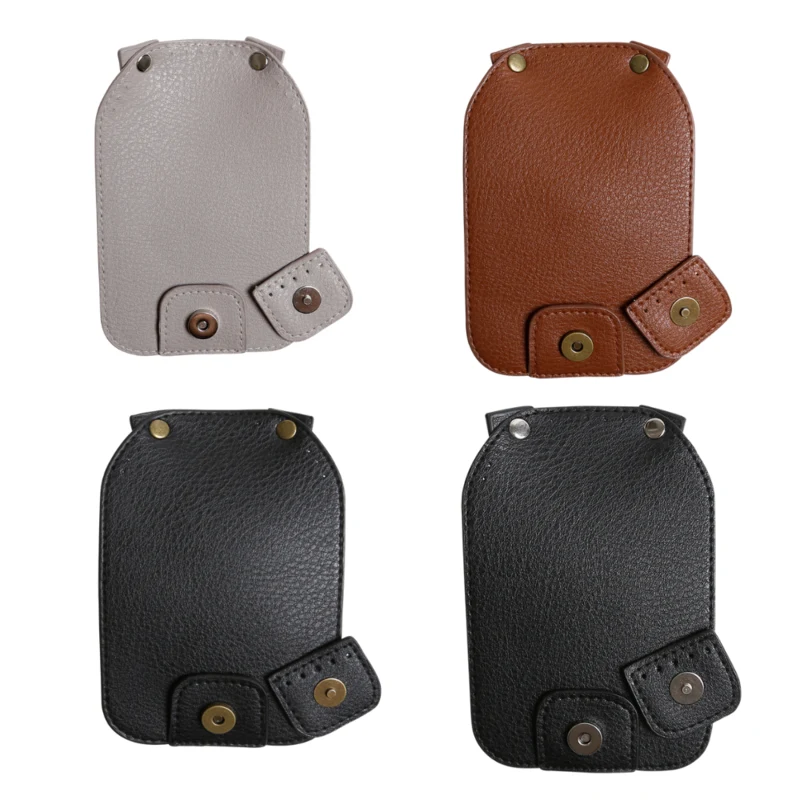 Go Handmade Patta per Borsa: Retro 10 x 15 cm: Beige/Argento, Marrone/Bronzo, Nero/Bronzo e Nero/Argento