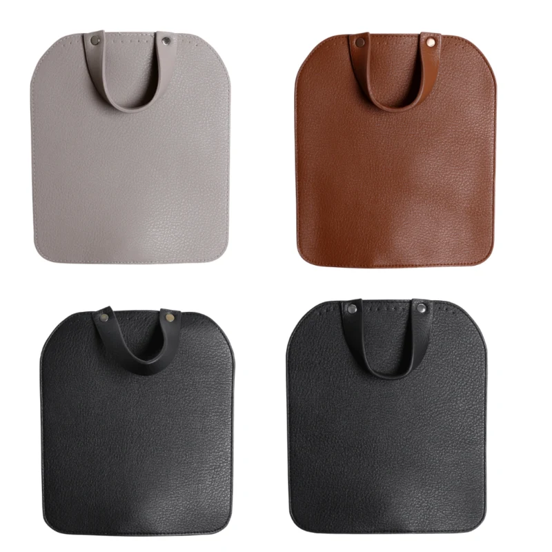 Go Handmade Patta per Borsa: Fronte 19 x 22 cm: Beige/Argento, Marrone/Bronzo, Nero/Bronzo e Nero/Argento