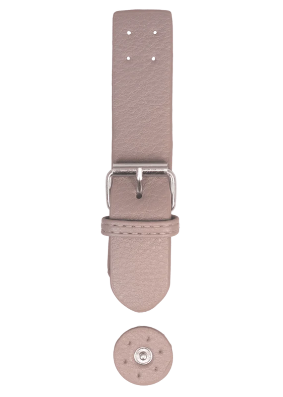 Go Handmade Chiusura con bottone a pressione: Beige/argento